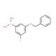 3-Benzyloxy-5-fluorobenzeneboronic acid (CAS 850589-56-9) - chemical structure image