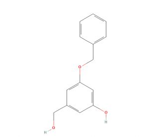 3-(Benzyloxy)-5-hydroxybenzyl Alcohol (CAS 134868-93-2) - chemical structure image