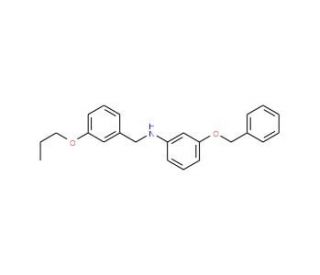 3-(Benzyloxy)-N-(3-propoxybenzyl)aniline - chemical structure image