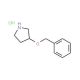 3-(Benzyloxy)pyrrolidine hydrochloride - chemical structure image
