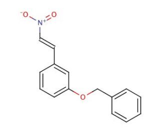 3-Benzyloxy-trans-&beta;-nitrostyrene (CAS 24550-32-1) - chemical structure image
