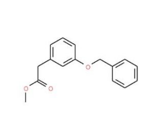 3-Benzyloxyphenylacetic acid methyl ester (CAS 62769-42-0) - chemical structure image