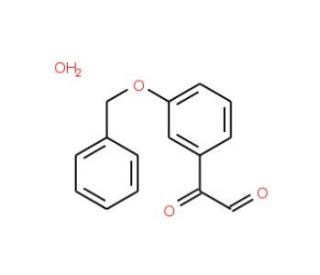 3-Benzyloxyphenylglyoxal hydrate (CAS 69736-33-0) - chemical structure image