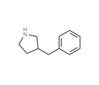 3-Benzylpyrrolidine (CAS 170304-83-3) - chemical structure image