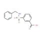 3-Benzylsulfamoyl-benzoic acid (CAS 7326-77-4) - chemical structure image