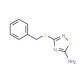 3-Benzylsulfanyl-[1,2,4]thiadiazol-5-ylamine (CAS 83757-08-8) - chemical structure image
