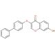 3-(Biphenyl-4-yloxy)-7-hydroxy-chromen-4-one - chemical structure image