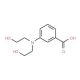 3-[Bis(2-hydroxyethyl)amino]benzoic acid (CAS 347343-88-8) - chemical structure image
