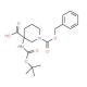 3-Boc-amino-1-Z-piperidine-3-carboxylic acid (CAS 885270-31-5) - chemical structure image