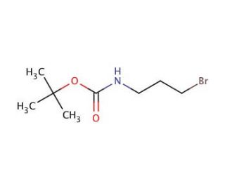 3-(Boc-amino)propyl bromide (CAS 83948-53-2) - chemical structure image