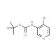 3-Bocamino-4-bromopyridine (CAS 885275-14-9) - chemical structure image