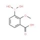 3-Borono-2-methoxybenzoic acid (CAS 913836-10-9) - chemical structure image