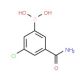 3-Borono-5-chlorobenzamide (CAS 957120-53-5) - chemical structure image