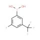 3-Borono-5-fluorobenzotrifluoride (CAS 159020-59-4) - chemical structure image