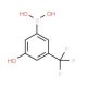 3-Borono-5-hydroxybenzotrifluoride (CAS 957062-66-7) - chemical structure image