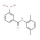 3-Borono-N-(2,5-dimethylphenyl)benzamide (CAS 957061-00-6) - chemical structure image