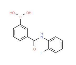 3-Borono-N-(2-fluorophenyl)benzamide (CAS 874288-35-4) - chemical structure image