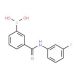 3-Borono-N-(3-fluorophenyl)benzamide (CAS 874288-34-3) - chemical structure image