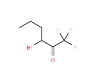 3-Bromo-1,1,1-trifluoro-hexan-2-one - chemical structure image