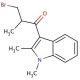 3-Bromo-1-(1,2-dimethyl-1H-indol-3-yl)-2-methylpropan-1-one - chemical structure image