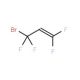 3-Bromo-1,1,3,3-tetrafluoropropene (CAS 460-61-7) - chemical structure image