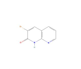 3-Bromo-1,8-naphthyridin-2(1H)-one (CAS 56247-28-0) - chemical structure image