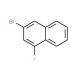 3-Bromo-1-fluoronaphthalene (CAS 13772-59-3) - chemical structure image