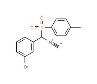 3-Bromo-1-[isocyano-(toluene-4-sulfonyl)methyl]benzene (CAS 655256-70-5) - chemical structure image