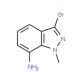 3-Bromo-1-methyl-1H-indazol-7-ylamine (CAS 885271-76-1) - chemical structure image
