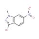 3-Bromo-1-methyl-6-nitro-1H-indazole - chemical structure image