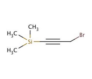 3-Bromo-1-(trimethylsilyl)-1-propyne (CAS 38002-45-8) - chemical structure image