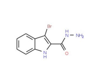 3-Bromo-1H-indole-2-carbohydrazide - chemical structure image