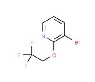 3-Bromo-2-(2,2,2-trifluoroethoxy)pyridine (CAS 760207-89-4) - chemical structure image