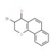 3-Bromo-2,3-dihydro-benzo[h]chromen-4-one (CAS 93416-98-9) - chemical structure image