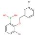 3-Bromo-2-(3′-bromobenzyloxy)phenylboronic acid (CAS 849062-27-7) - chemical structure image