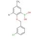 3-Bromo-2-(3′-chlorobenzyloxy)-5-methylphenylboronic acid (CAS 870778-83-9) - chemical structure image