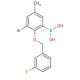 3-Bromo-2-(3′-fluorobenzyloxy)-5-methylphenylboronic acid (CAS 849062-40-4) - chemical structure image