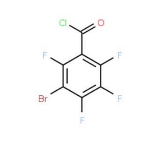 3-Bromo-2,4,5,6-tetrafluorobenzoyl chloride (CAS 292621-46-6) - chemical structure image