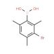 3-Bromo-2,4,6-trimethylphenylboronic acid (CAS 849062-19-7) - chemical structure image