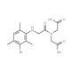 (3-Bromo-2,4,6-trimethylphenylcarbamoyl)methyliminodiacetic acid (CAS 78266-06-5) - chemical structure image