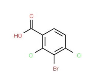 3-Bromo-2,4-dichlorobenzoic acid (CAS 951884-96-1) - chemical structure image