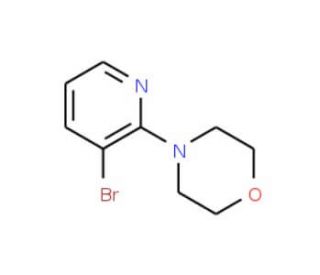 3-Bromo-2-(4-morpholino)pyridine (CAS 54231-38-8) - chemical structure image