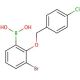 3-Bromo-2-(4′-chlorobenzyloxy)phenylboronic acid (CAS 849052-23-9) - chemical structure image