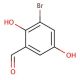 3-bromo-2,5-dihydroxybenzaldehyde - chemical structure image