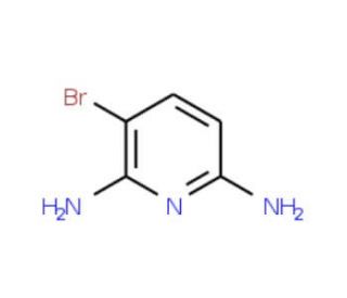 3-Bromo-2,6-diaminopyridine (CAS 54903-86-5) - chemical structure image