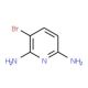 3-Bromo-2,6-diaminopyridine (CAS 54903-86-5) - chemical structure image