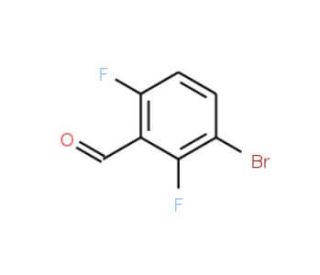 3-Bromo-2,6-difluorobenzaldehyde (CAS 398456-82-1) - chemical structure image