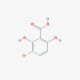 3-Bromo-2,6-dihydroxybenzoic Acid (CAS 26792-49-4) - chemical structure image