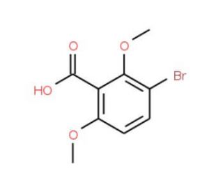 3-Bromo-2,6-dimethoxybenzoic acid (CAS 73219-89-3) - chemical structure image