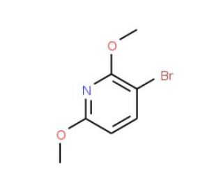 3-Bromo-2,6-dimethoxypyridine (CAS 13445-16-4) - chemical structure image